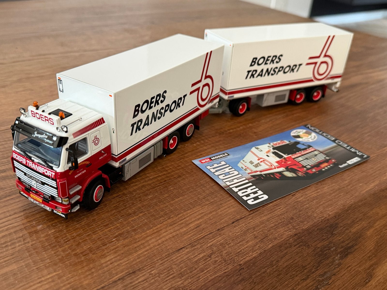 WSI Model Scania 3 Serie Boers Transport, Ophalen of Verzenden, Nieuw, Bus of Vrachtwagen, Wsi