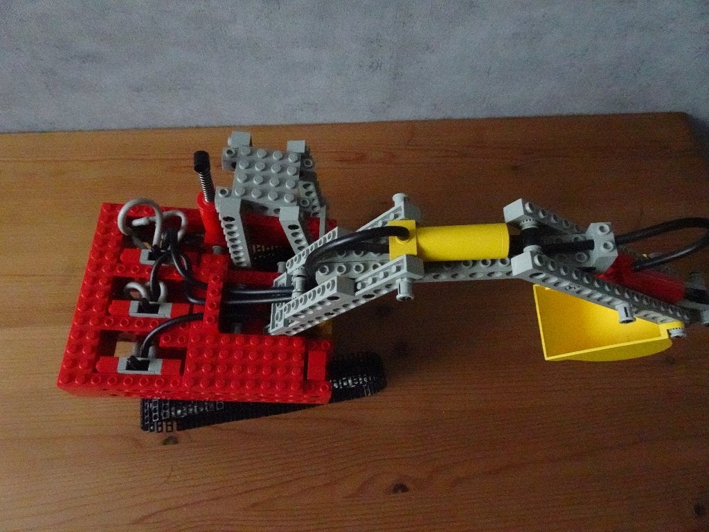 Lego Vintage Technic Pneumatic Kraan 8851, Gebruikt, Lego, Compleet, Ophalen of Verzenden