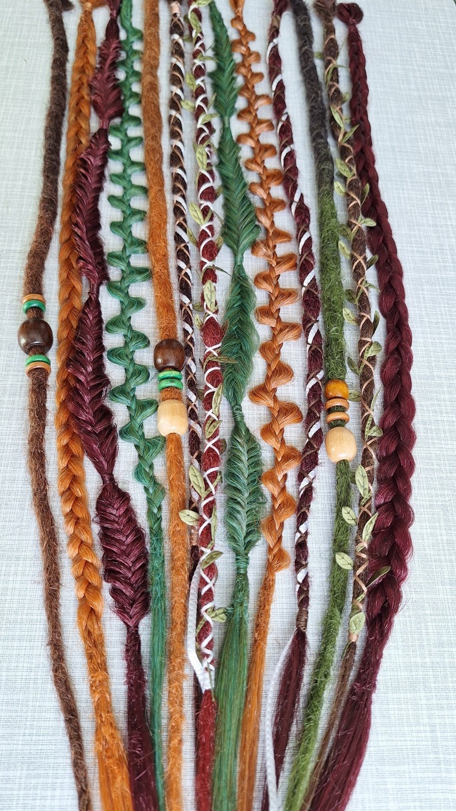 partial synthetische vlechten en dreadlocks 13 SE handmade, Ophalen of Verzenden, Nieuw
