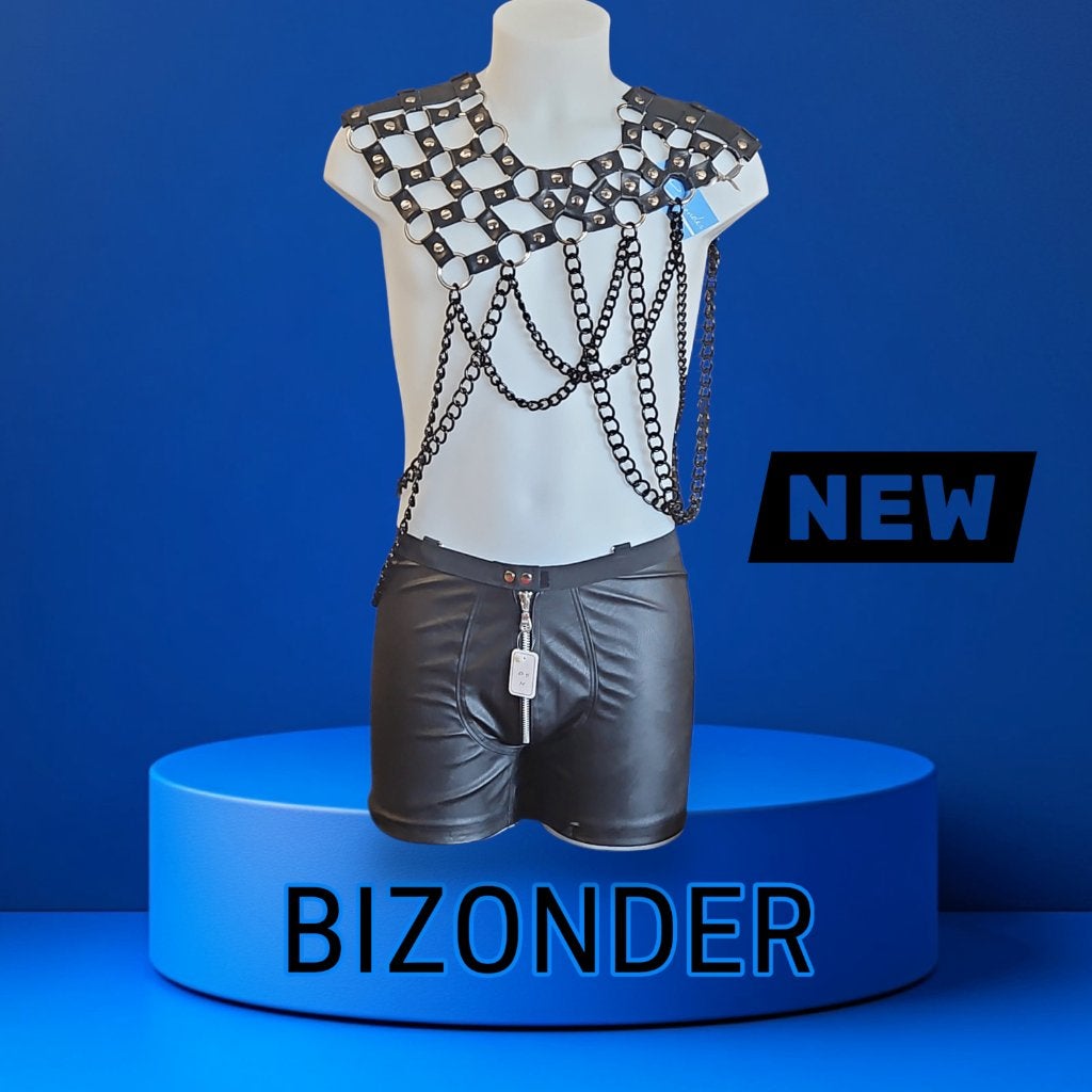 Kinky kleding leer en kettingen, Overige typen, Overige kleuren, Nieuw, Ophalen of Verzenden