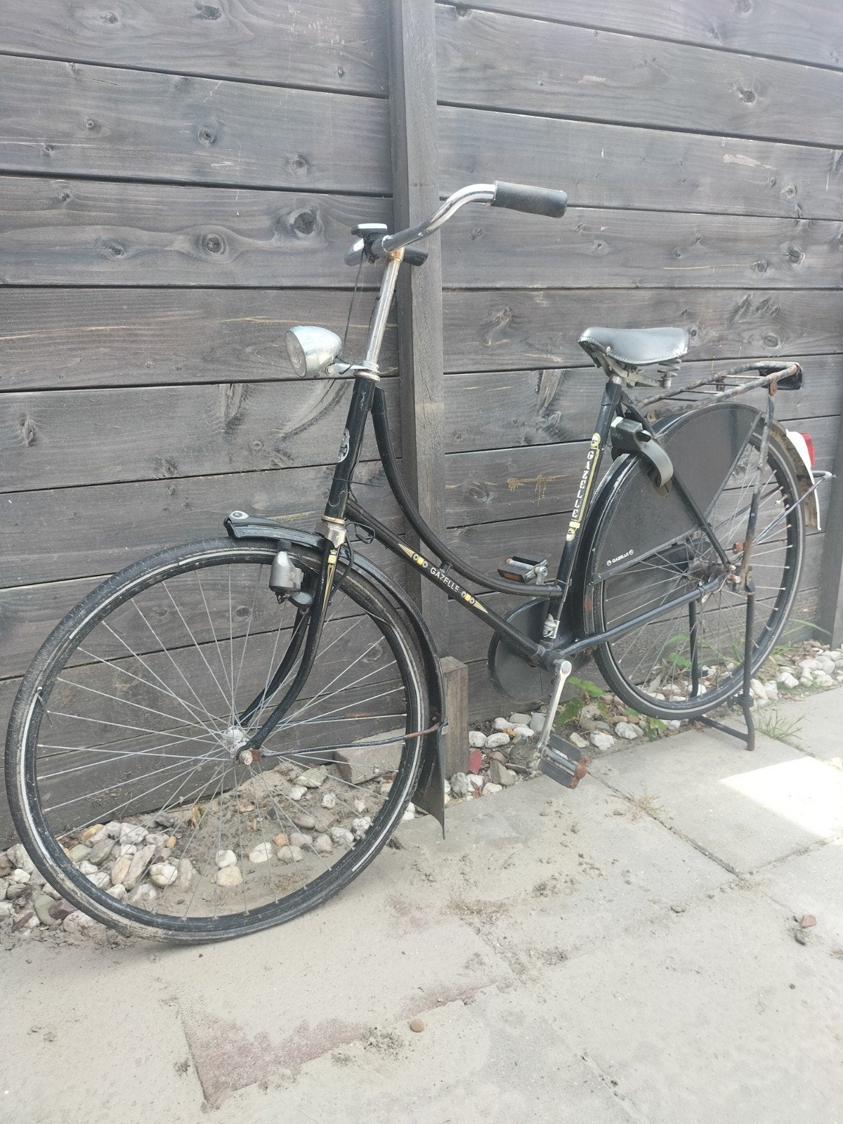 Gazelle Omafiets - Klassieke Zwarte Fiets, Ophalen, Terugtraprem, Gazelle, 53 tot 56 cm