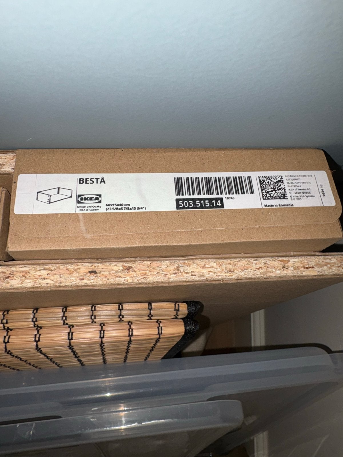3x IKEA Besta lade 60x15x40 cm - Nieuw in verpakking, Ophalen, Nieuw