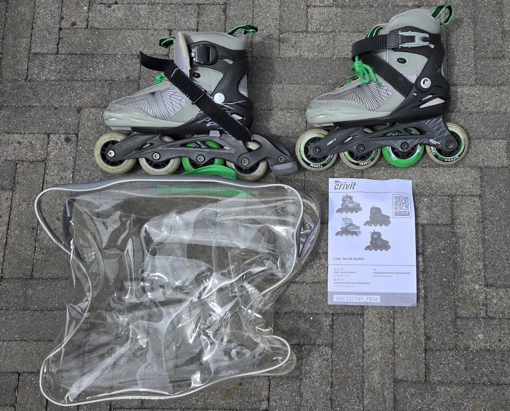 Kinder skeelers Crivit mt 33-37, Kinderen, Inline skates 4 wielen, Ophalen, Overige merken