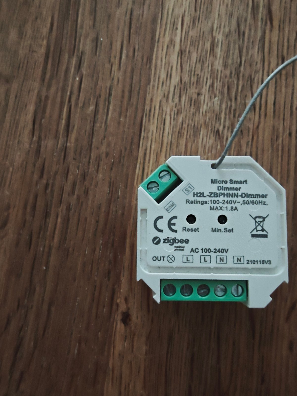 4 Micro Smart Dimmer H2L-ZBPHNN-Dimmer Zigbee, Ophalen of Verzenden, Nieuw, Schakelaar