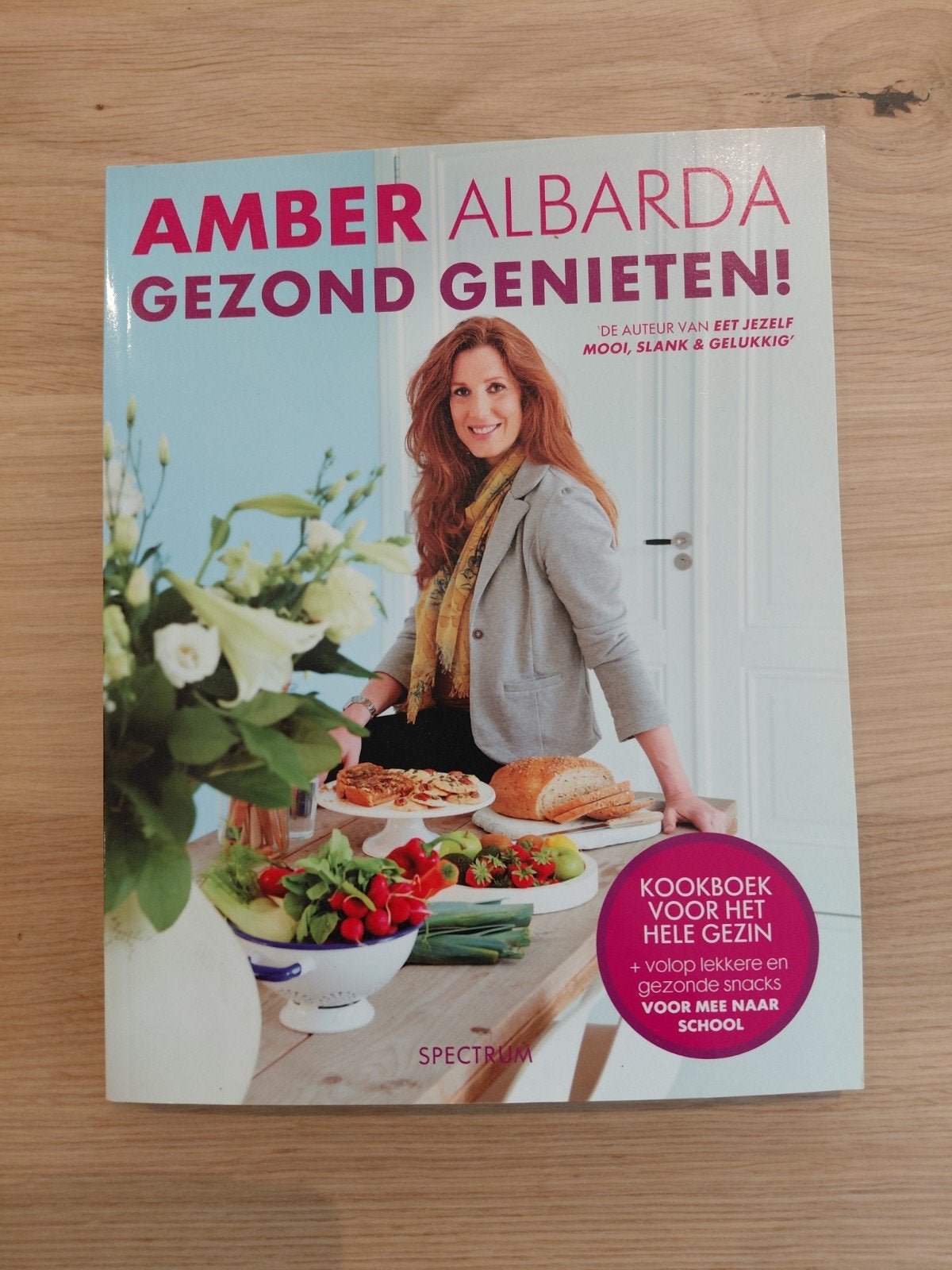 Amber Albarda - Gezond Genieten! Kookboek, Amber Albarda, Ophalen of Verzenden, Zo goed als nieuw, Hoofdgerechten