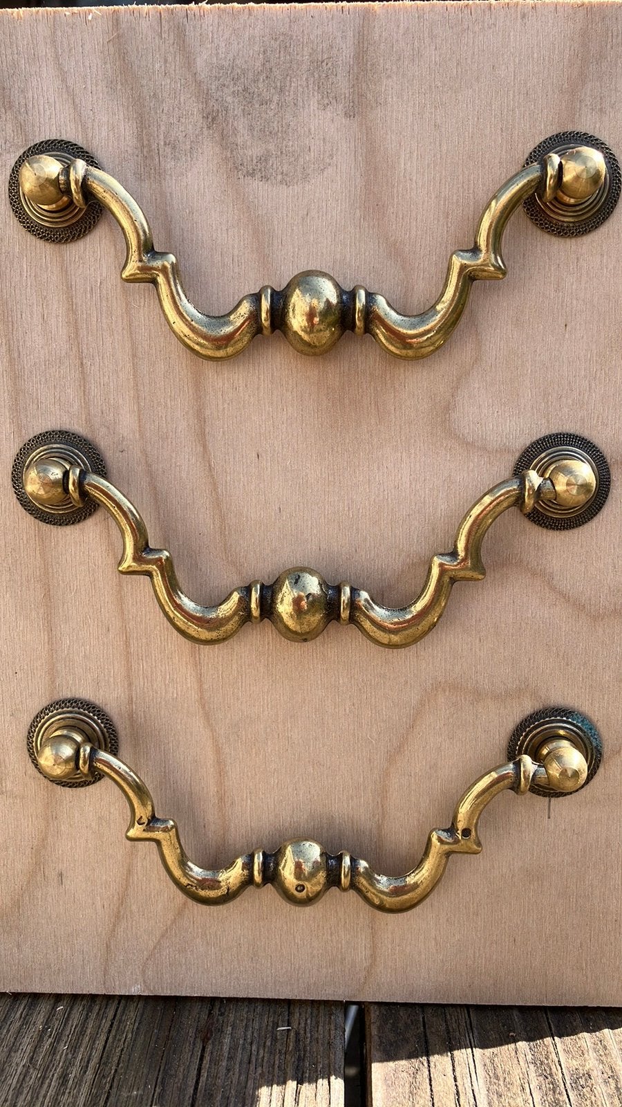 Messing ladetrekkers/-greepjes, Ophalen of Verzenden, Nieuw, Koper of Messing, Overige typen