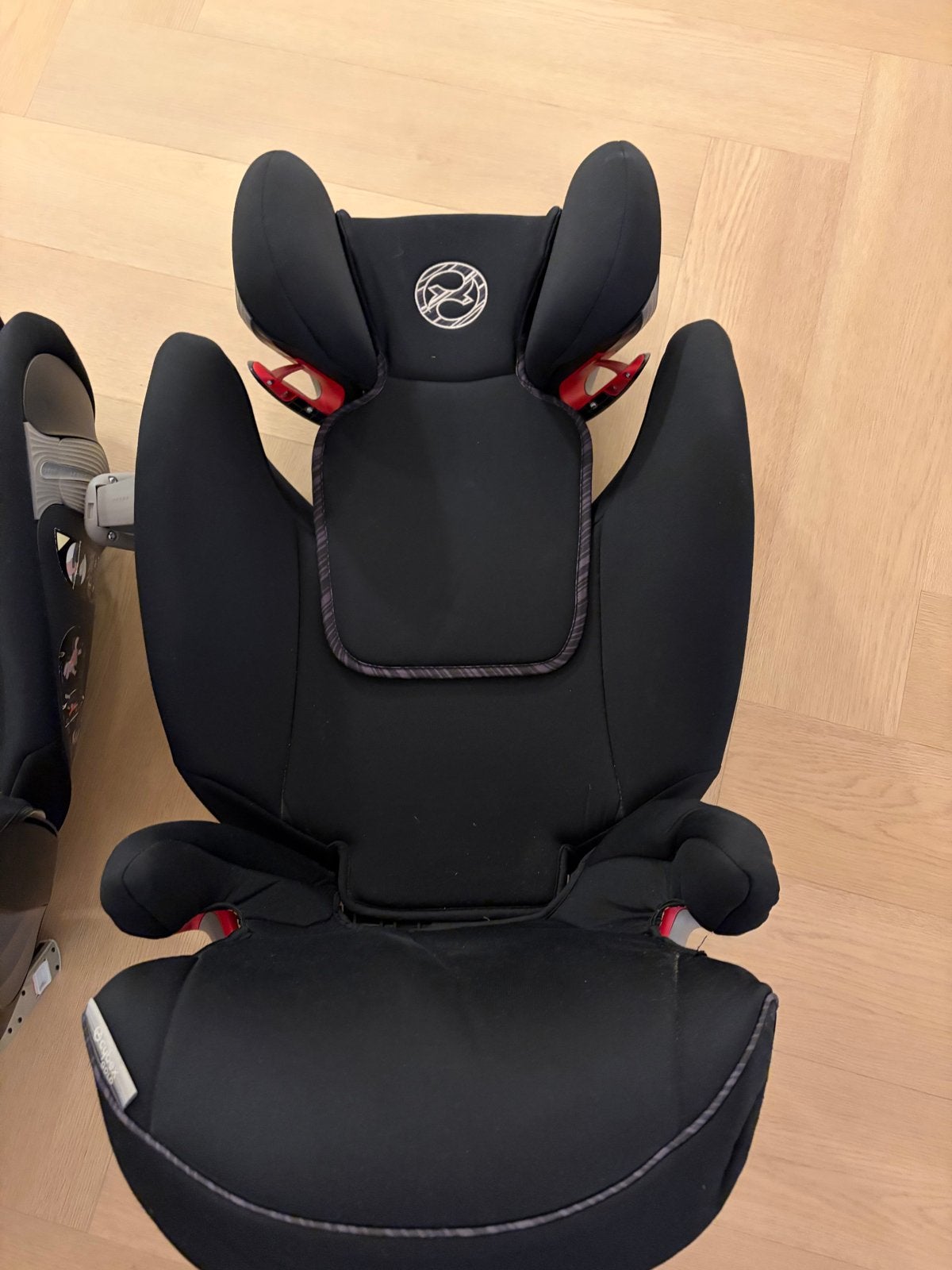 Cybex Solution X-Fix autostoel (2 stuks), Kinderen en Baby's, Autostoeltjes, Gebruikt, 15 t/m 36 kg, Verstelbare rugleuning, Isofix