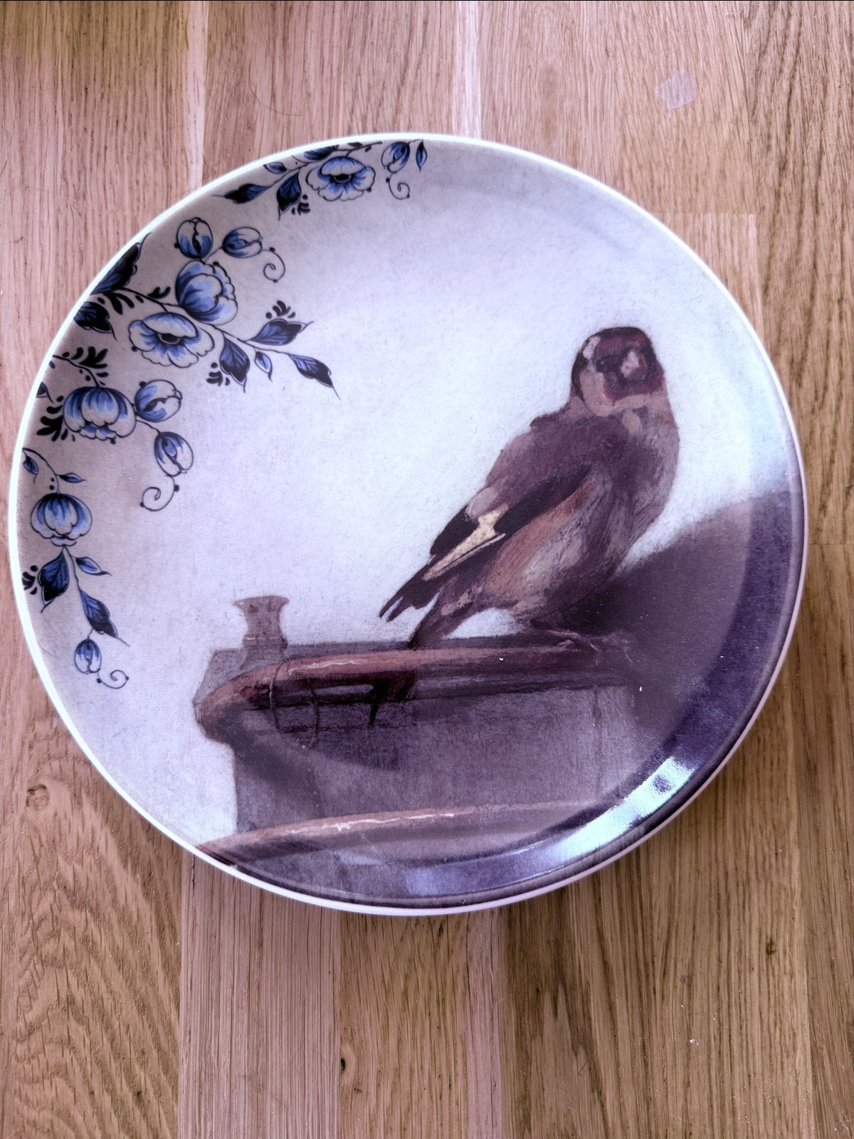 Heinen Delfts Blauw decoratieve borden, Ophalen of Verzenden