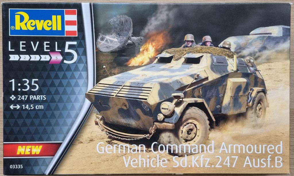 Revell 1:35 #03335 WWII German Command Armoured Vehicle, Overige typen, Nieuw, Ophalen of Verzenden, 1:32 tot 1:50