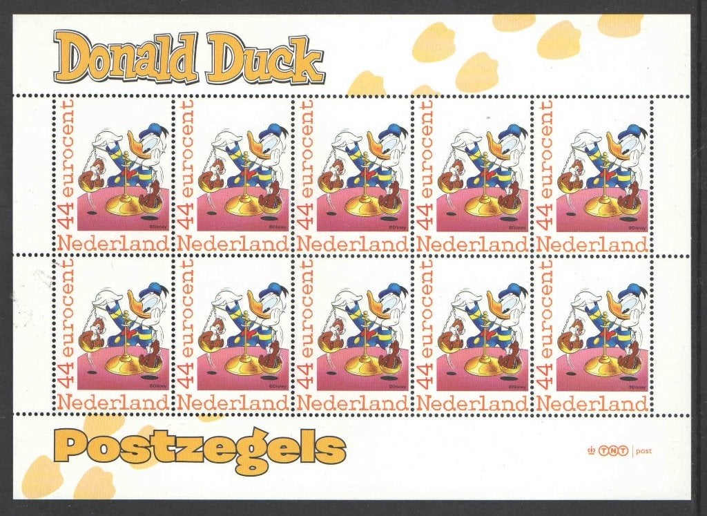 Postzegels Donald Duck, Ontdek Duckstad: Vel 5, Ophalen of Verzenden, Na 1940, Postfris