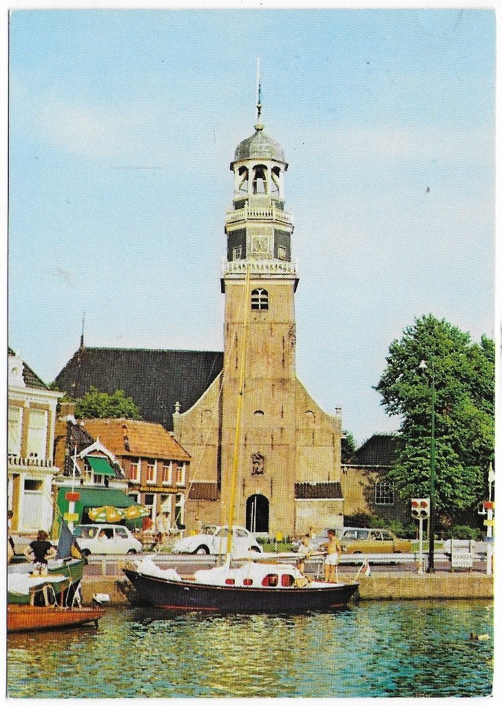 Lemmer Ned Herv Kerk Gelopen Ansichtkaart ( B8215), Ophalen of Verzenden, 1980 tot heden, Gelopen, Friesland