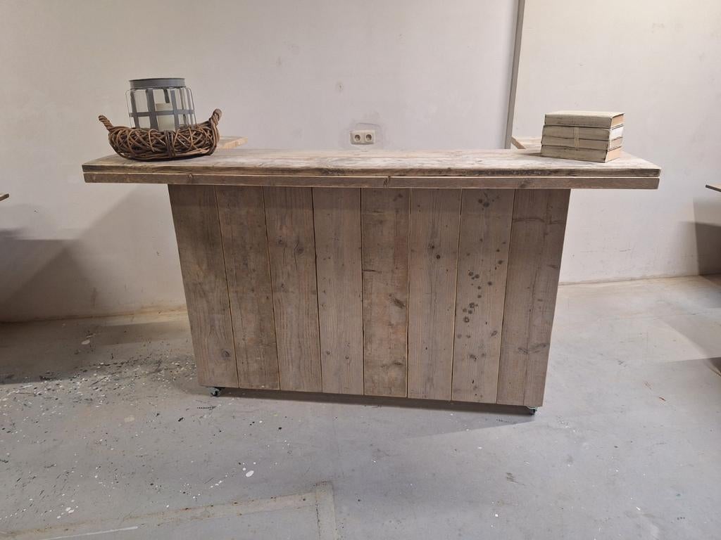 Steigerhout Douglas balie toonbank bar koffie bar, Ophalen of Verzenden, Nieuw