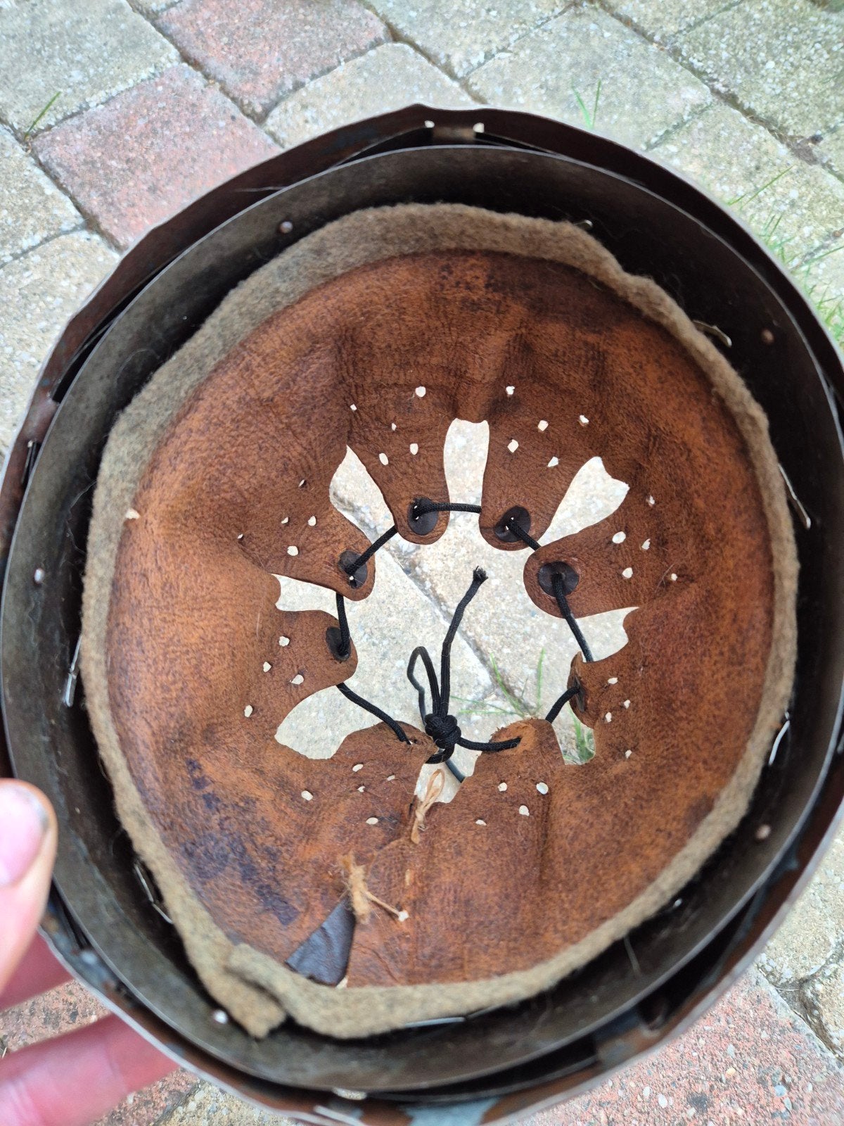 duitse helm liner wo2, Ophalen of Verzenden