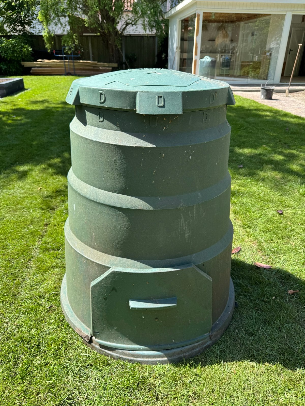 2 stuks Groene Compostbakken - Gebruikt, Ophalen, Gebruikt