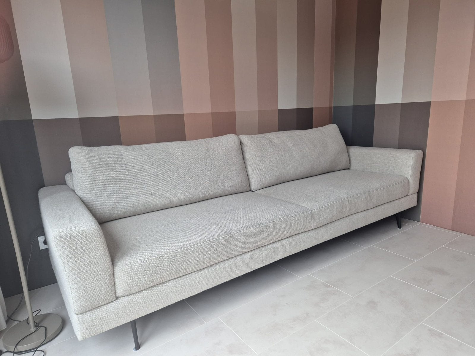 4 zits beige bank beanks valaresso, Ophalen, Zo goed als nieuw