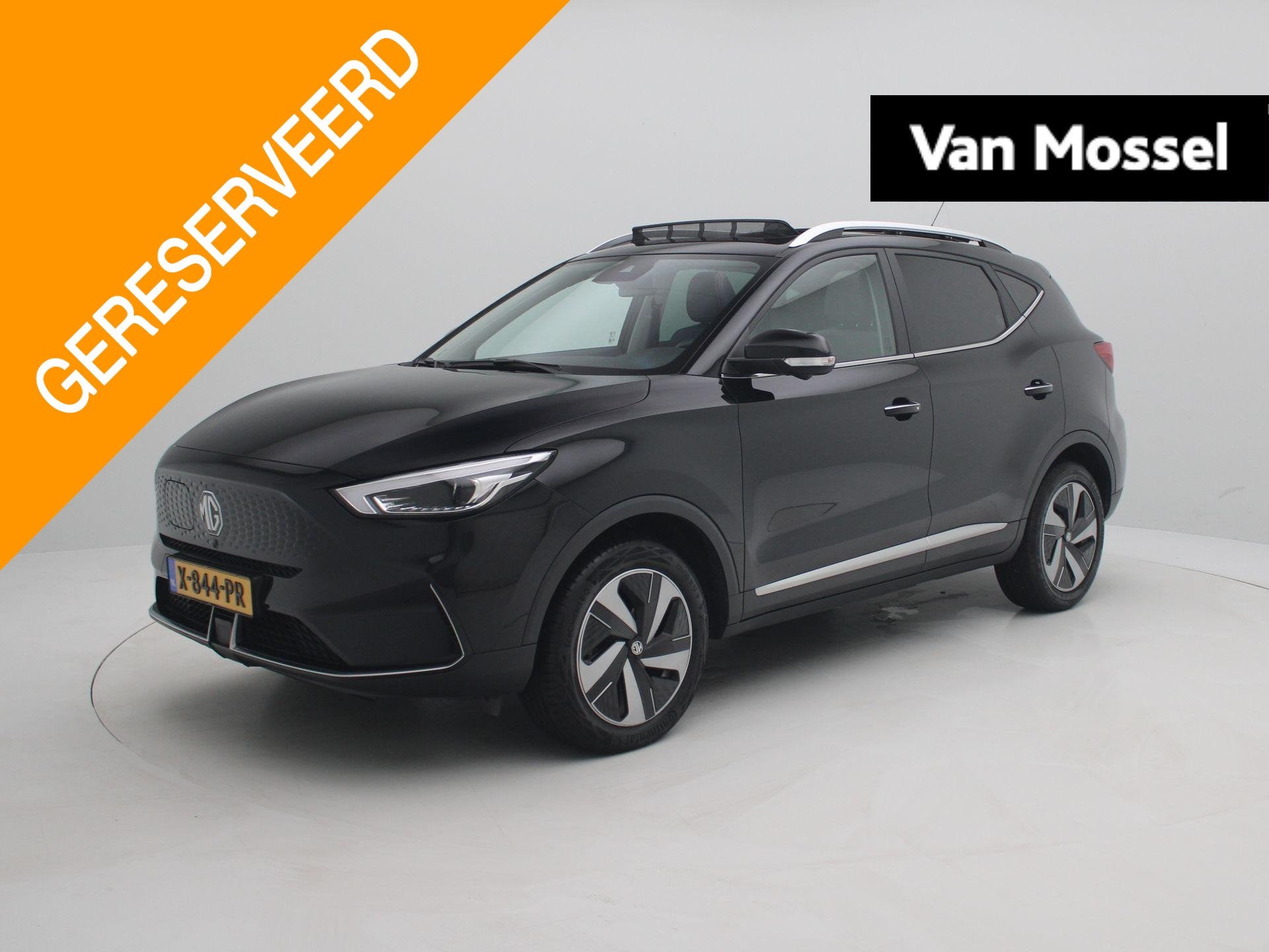MG ZS EV Standard Range Luxury 50 kWh | Apple Carplay/Androi, Auto's, 12 maanden, Gebruikt, ZS, Zwart