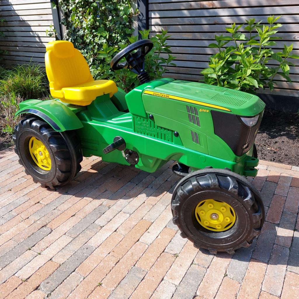 Z.g.a.n Rolly Toys Farmtrac John Deere 6210R traptrekker, Ophalen, Zo goed als nieuw