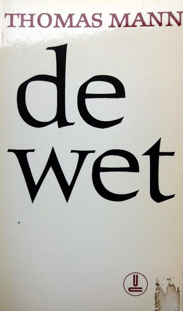 Thomas Mann - De wet, Boeken, Literatuur, Zo goed als nieuw, Europa overig, Ophalen of Verzenden