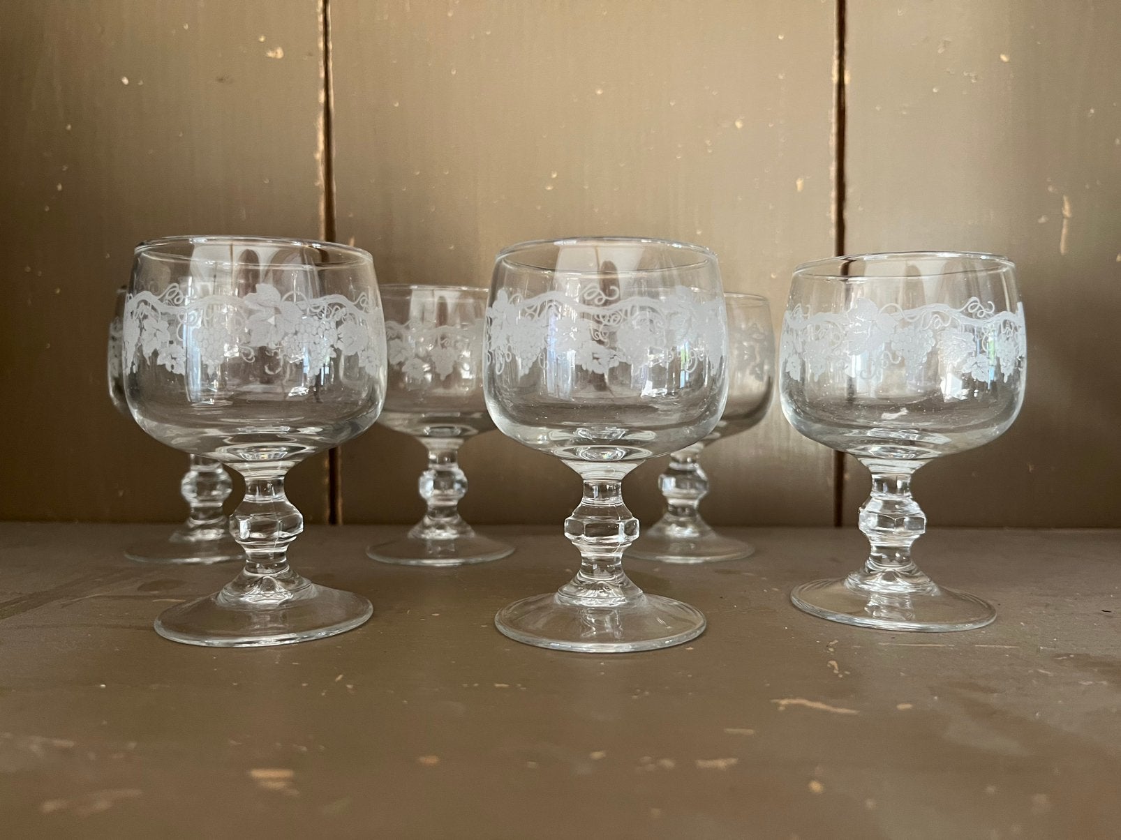 Vintage luminarc glaasjes, Verzamelen, Glas en Borrelglaasjes, Ophalen of Verzenden, Zo goed als nieuw, Borrel- of Shotglas
