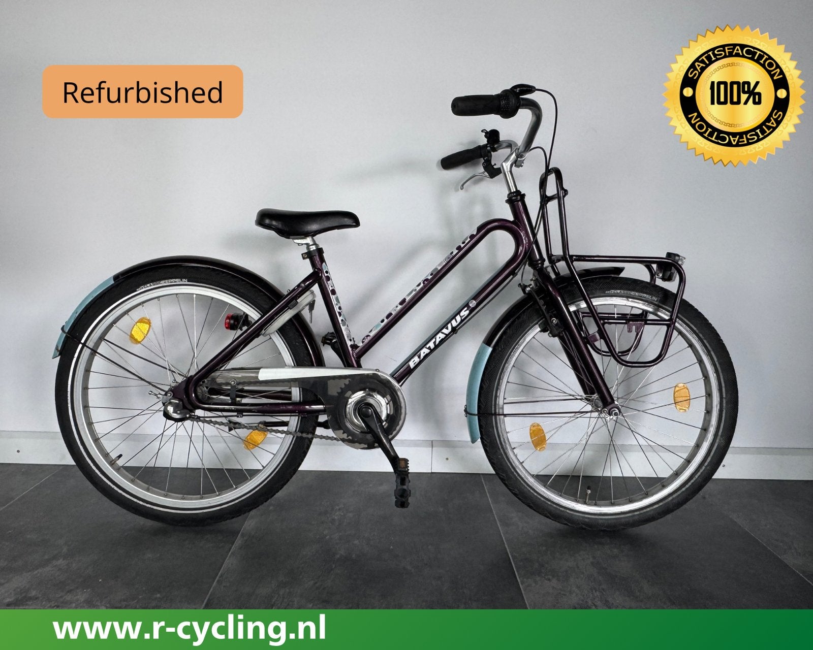 Batavus Bub 24 inch 38 cm frame, R-Cycling.nl, Terugtraprem, Contact@r-cycling.nl, 24 inch
