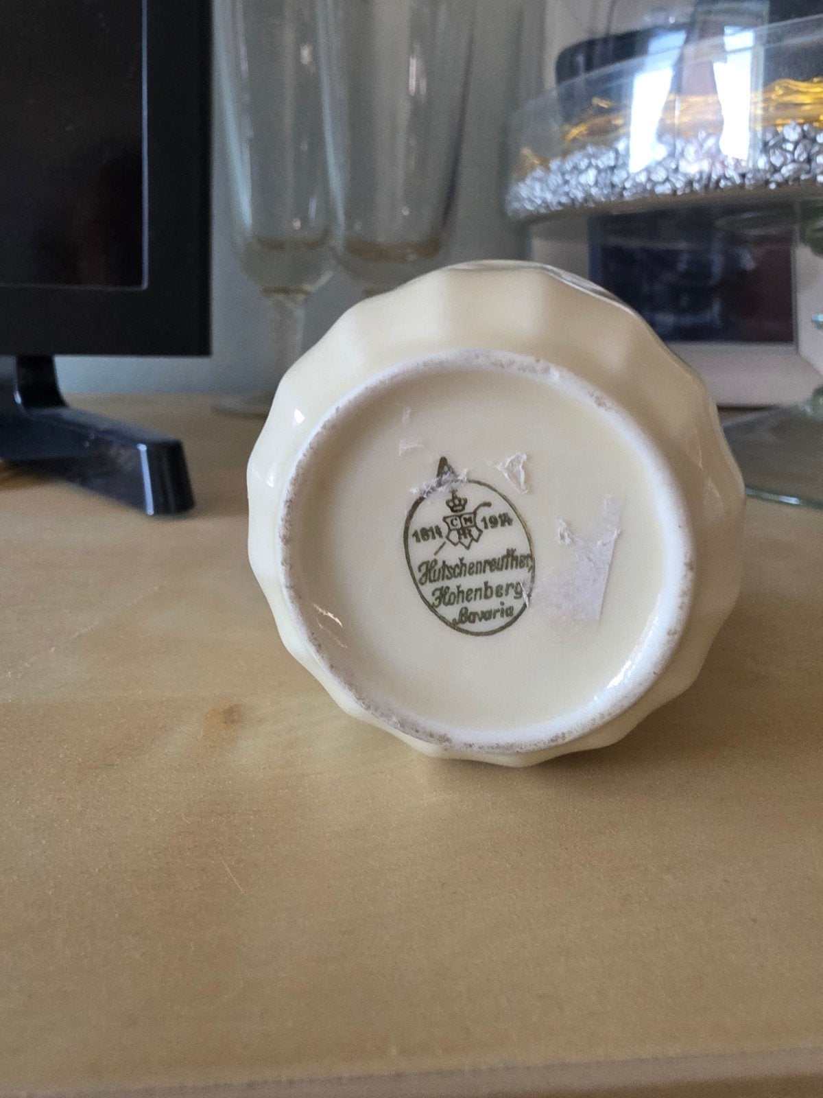Vintage Nivea Crème Porseleinen Dekselpot Hutschenreuther, Antiek en Kunst, Ophalen of Verzenden