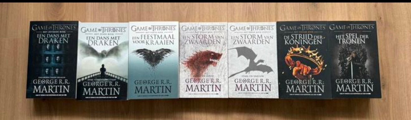 Game of thrones boeken - complete set, Nederlandstalig, Boeken, Ophalen, Nieuw