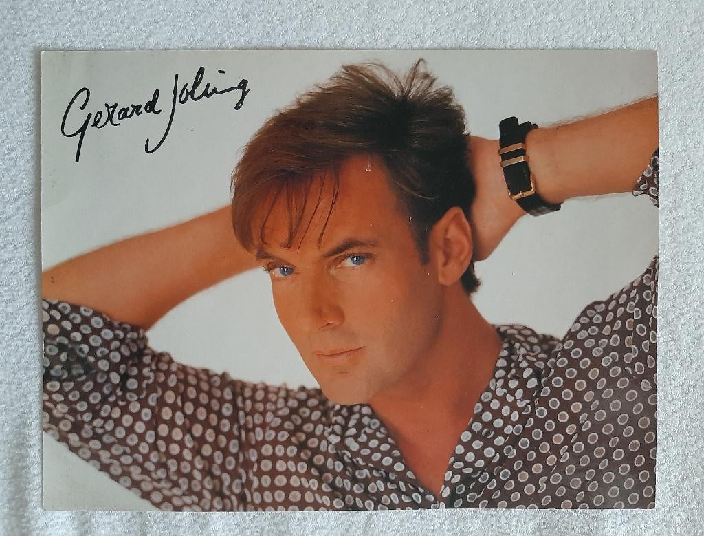 Fotokaart Gerard Joling 24 x 18 cm, Verzamelen, Muziek, Artiesten en Beroemdheden, Ophalen, Zo goed als nieuw, Foto of Kaart