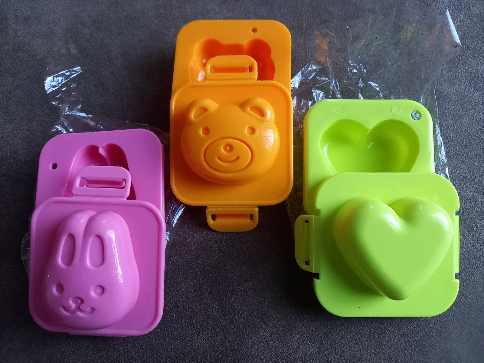 3 leuke ei of (sushi) rijst vormpjes, Huis en Inrichting, Ophalen of Verzenden, Nieuw