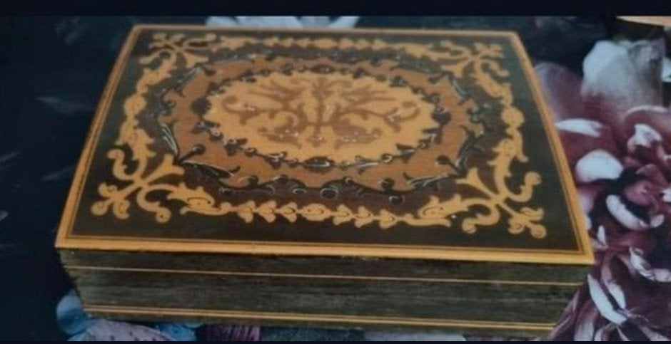 Houten doosje, Antiek en Kunst, Ophalen of Verzenden