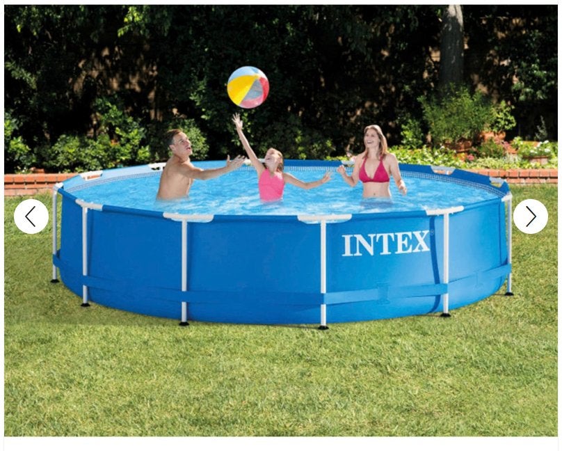 Intex zwembad, Tuin en Terras, Zwembaden, Ophalen, Minder dan 80 cm, Rond, 300 cm of meer