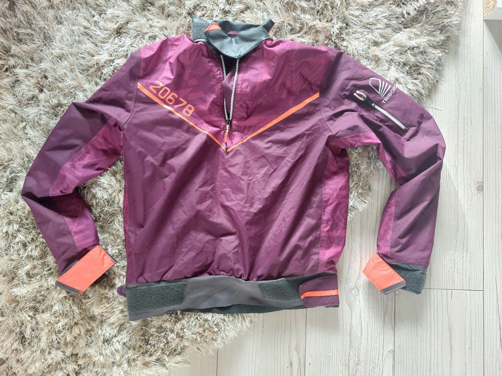 Paarse anorak van Decathlon, maat M, Decathlon, Ophalen of Verzenden, Zo goed als nieuw