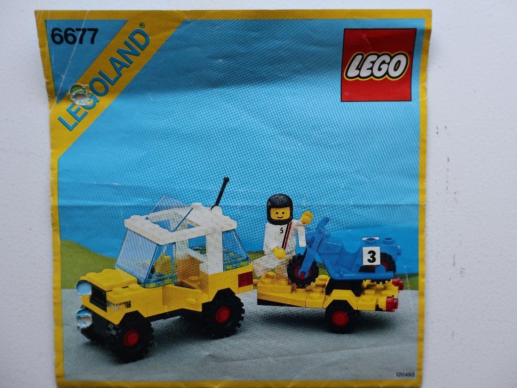 Lego Classic Town Race 6677 Motocross Racing, Gebruikt, Overige thema's, Lego, Compleet
