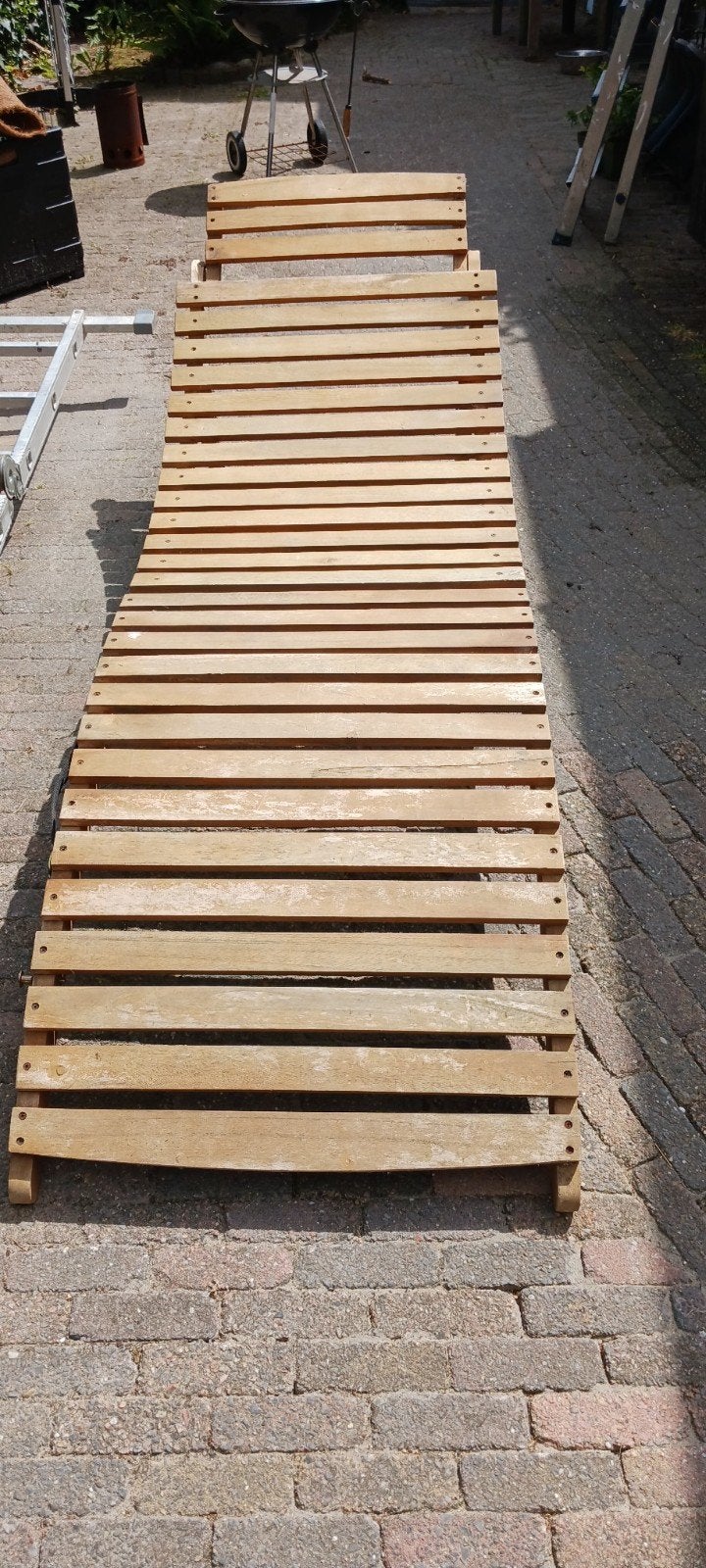 Ligbed, Tuin en Terras, Tuinschermen, Ophalen, Hout, 200 cm of meer, 150 tot 200 cm