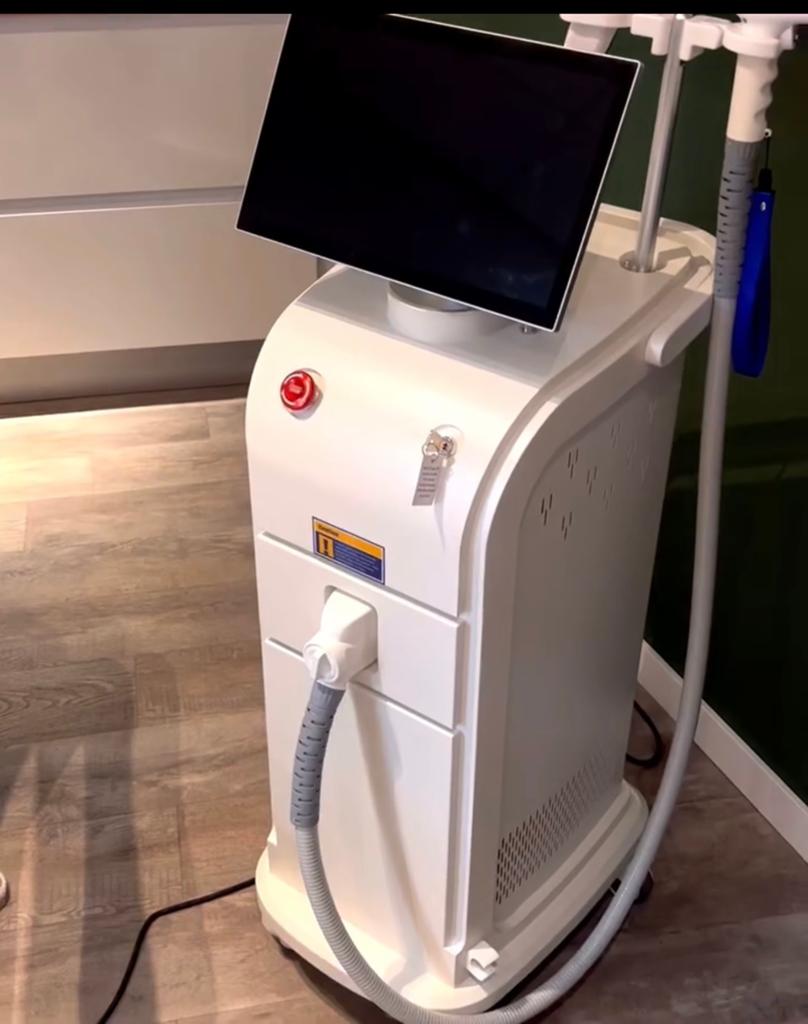 DIODE LASER ICE ALPHA PRO 4WAVE - laserontharing apparaat, Ophalen, Nieuw, Scheren en Epileren