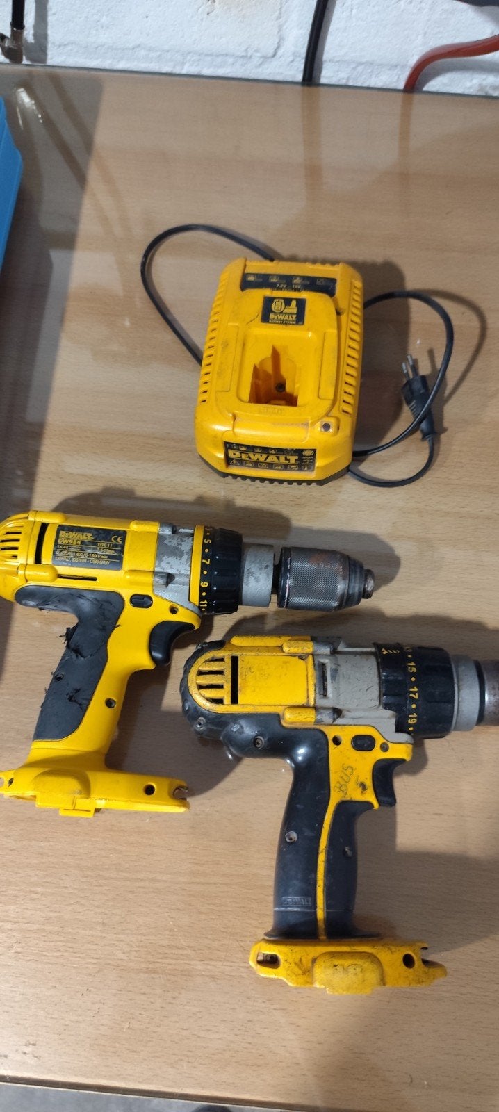 DeWalt boormachines, Ophalen, Gebruikt