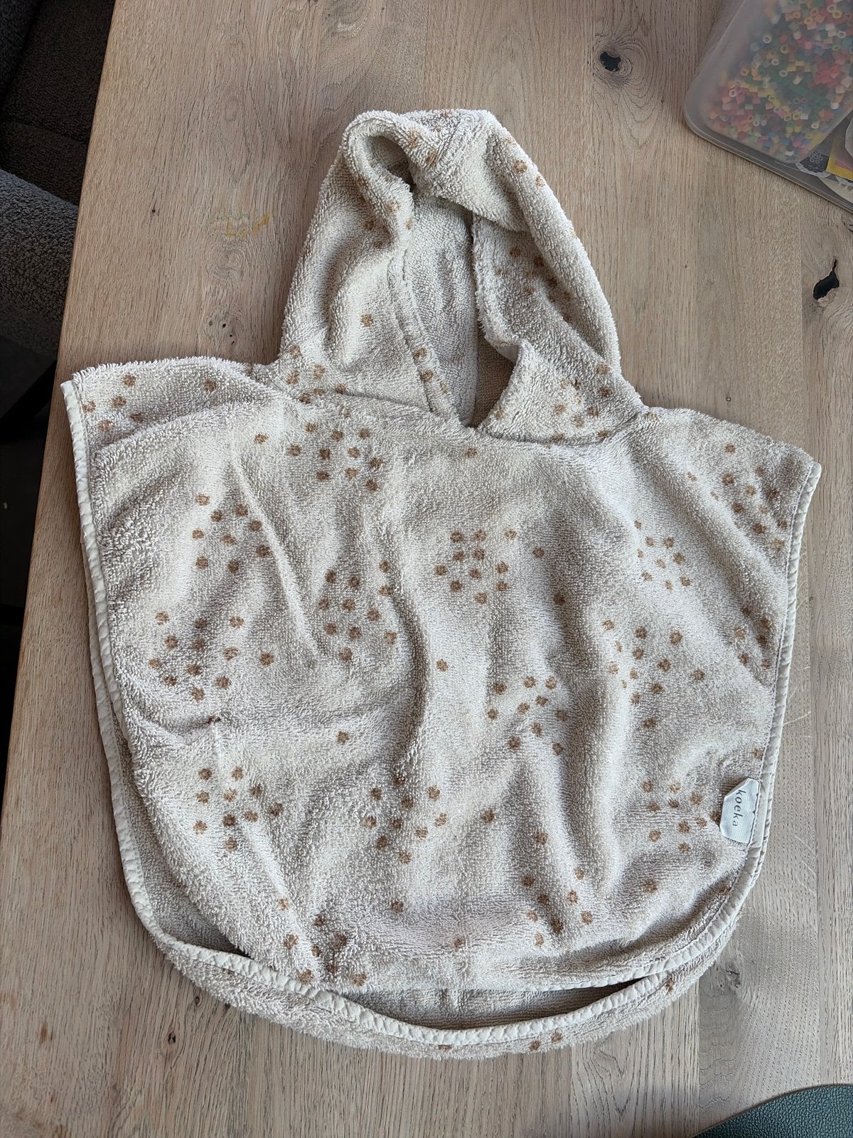 Koeka badponcho met capuchon - maat 74-80, Ophalen of Verzenden, Zo goed als nieuw, Jongetje of Meisje