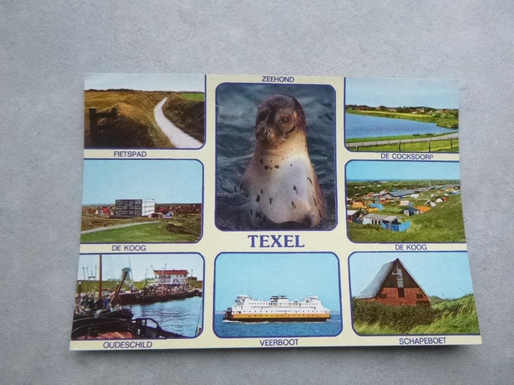 Texel, de Koog, de Cocksdorp/Oudeschild 1985, Verzenden, 1980 tot heden, Ongelopen, Waddeneilanden