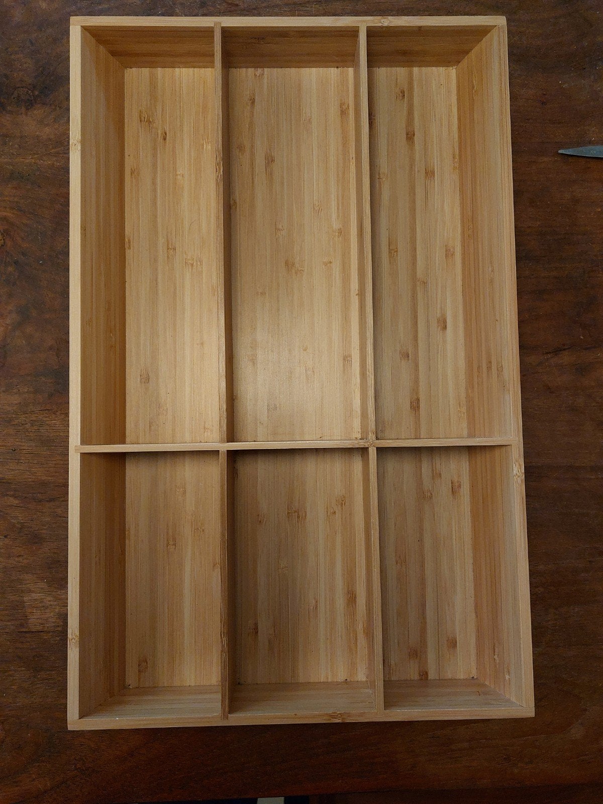4 bestekbakken bamboe Ikea voor de helft van nieuwprijs, Ophalen, Zo goed als nieuw, Hout