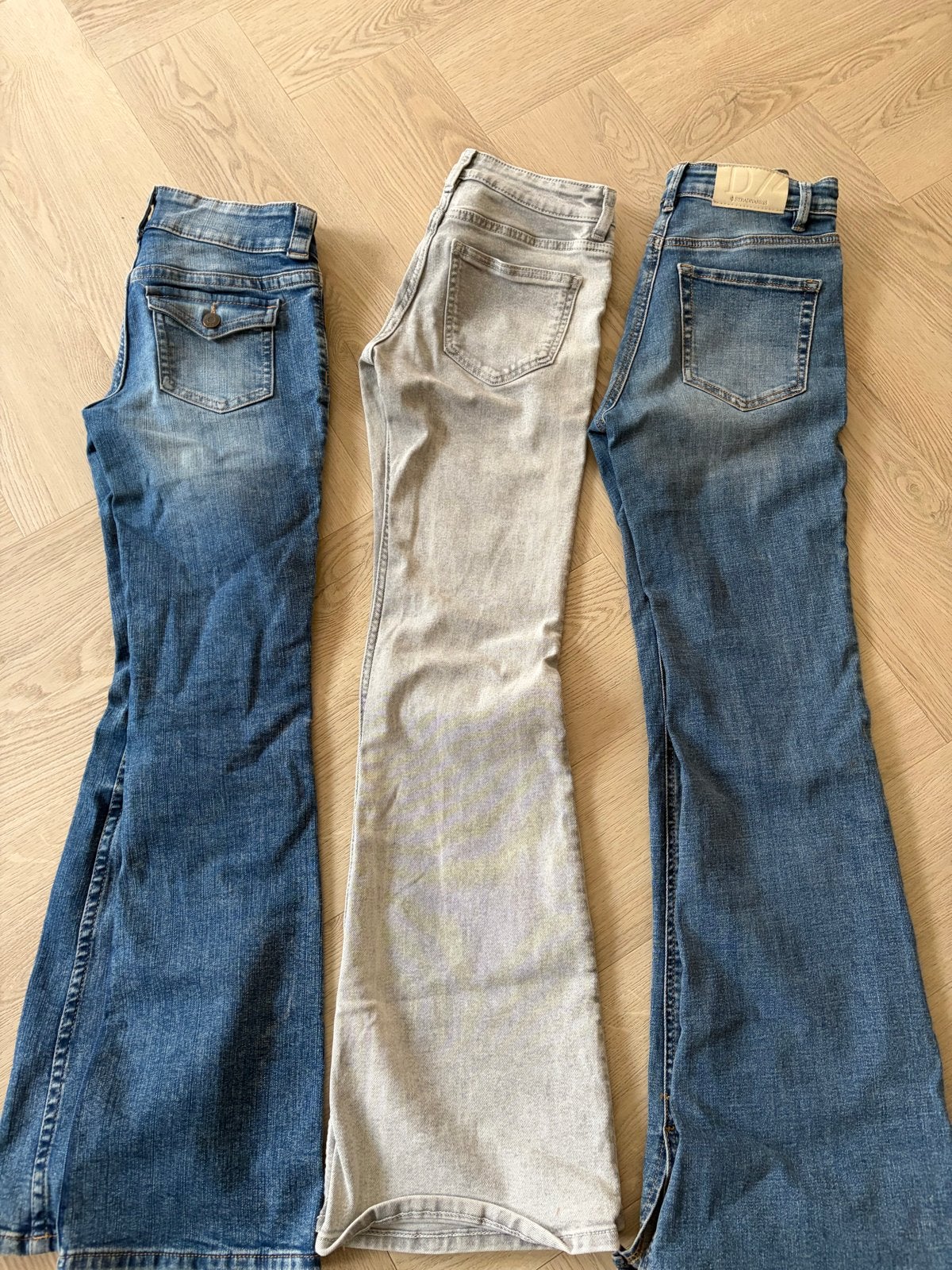 3 Meisjes Spijkerbroeken, Ophalen of Verzenden, Gebruikt, Meisje, Broek