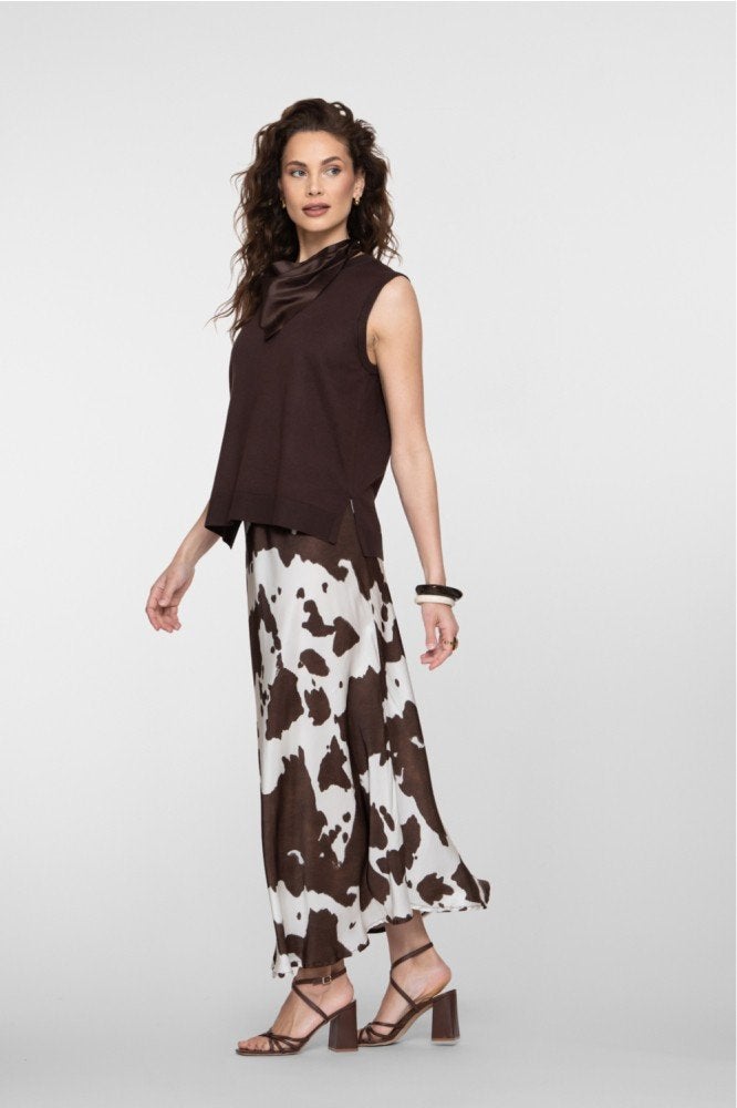 Geisha satijnlook rok maat L - Valt prachtig!, Geisha, Meerkleurig, Maat 42/44 (L), Nieuw