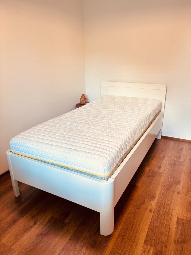 Bed verstelbaar, Ophalen, Eenpersoons, Eenvoudig, Wit