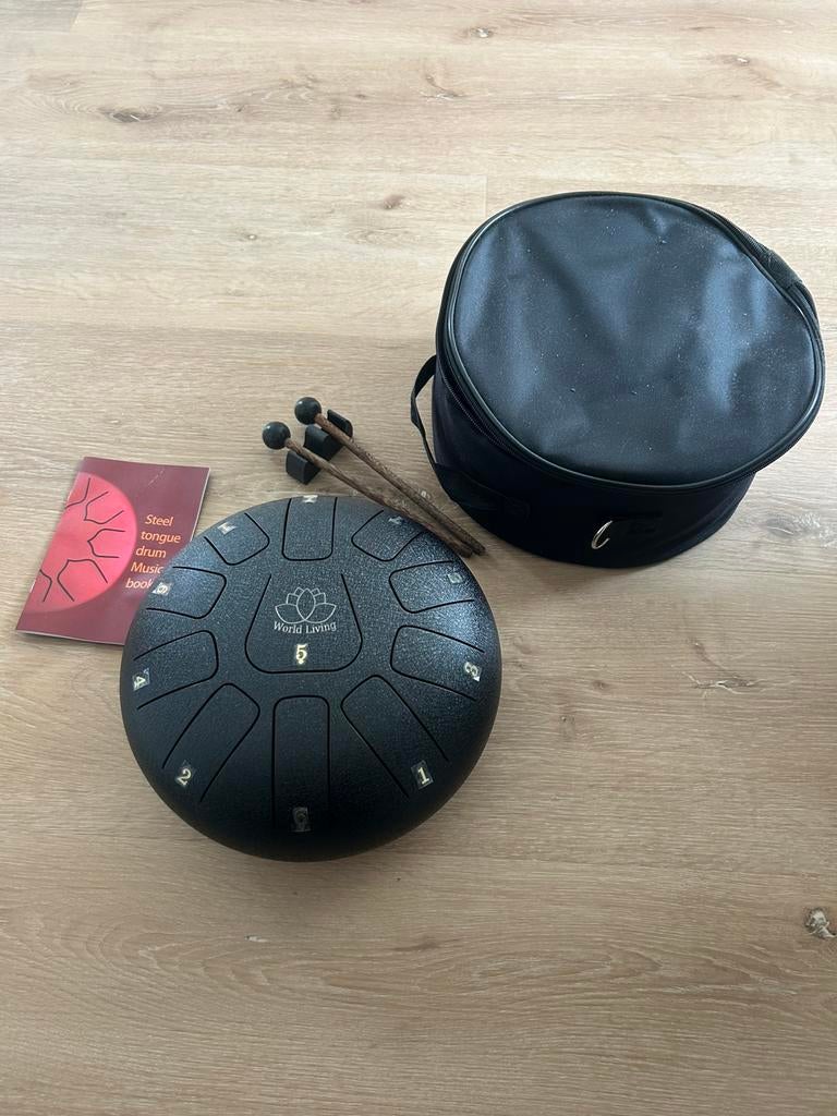 Tonguedrum/ handpan 25 cm, Muziek en Instrumenten, Percussie, Ophalen, Zo goed als nieuw, Melodische percussie