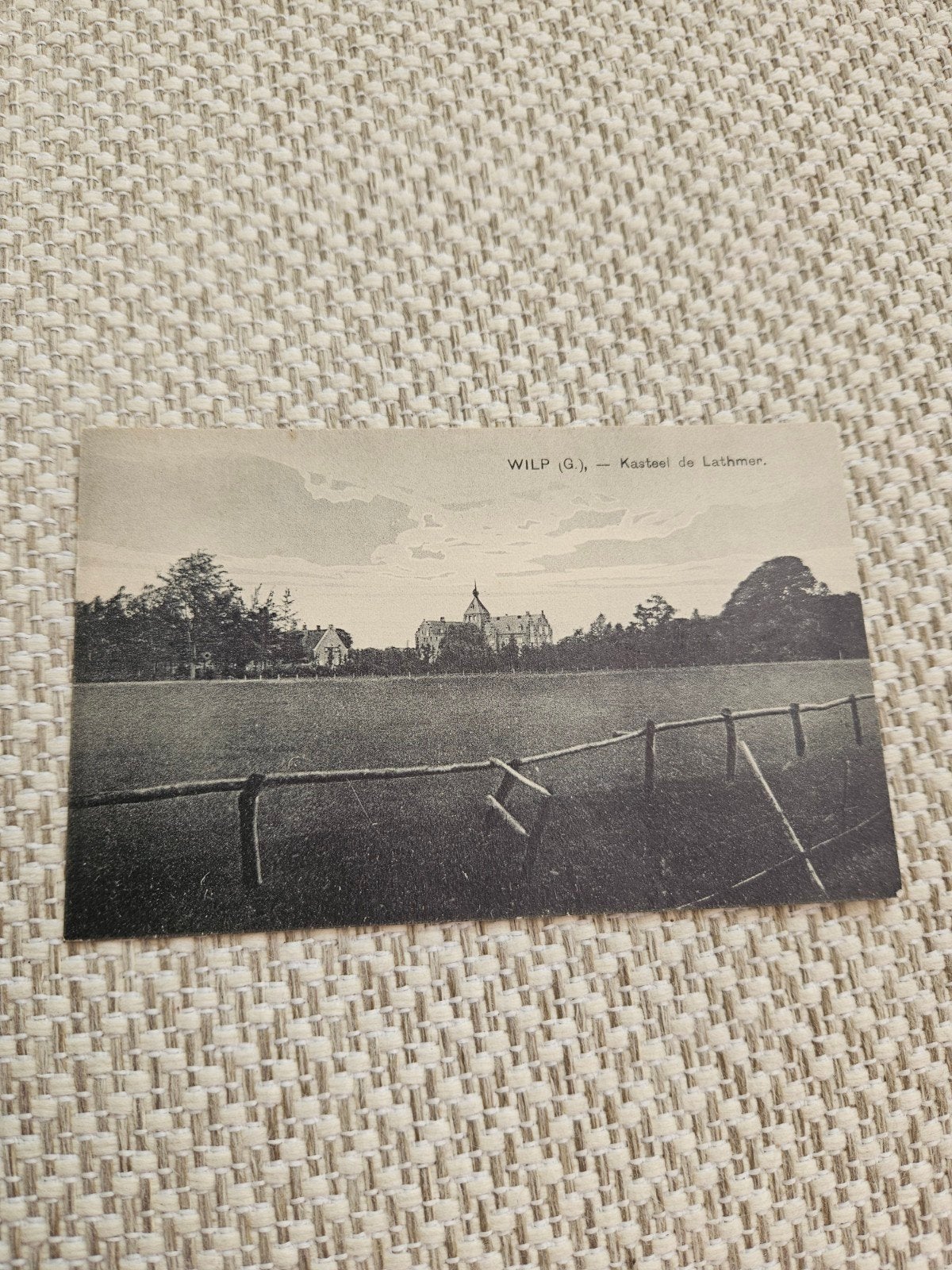 Oude kaart Wilp (G) - Kasteel de Lathmer - Nauta Velsen, Ophalen of Verzenden