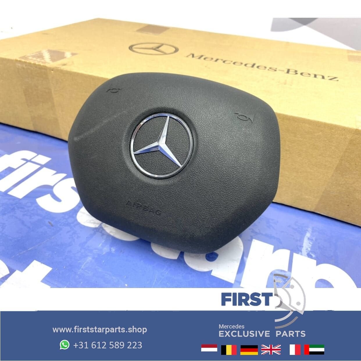 STUUR AIRBAG W242 W246 W166 W292 X166 B GLE ML GL GLS KLASSE, Gebruikt, -, Ophalen of Verzenden, -