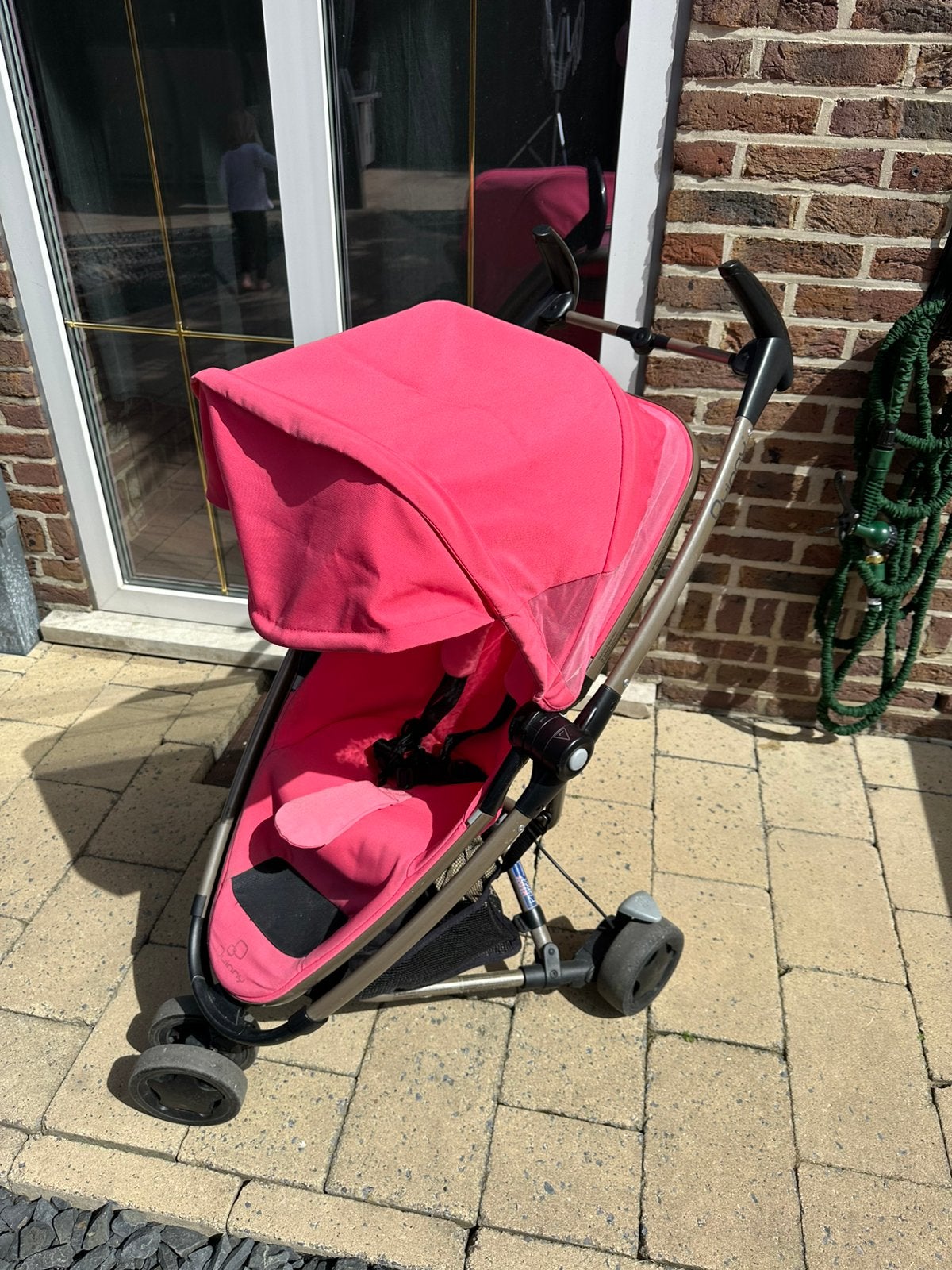 Roze quinny zapp xtra, Ophalen, Gebruikt, Quinny, Verstelbare rugleuning