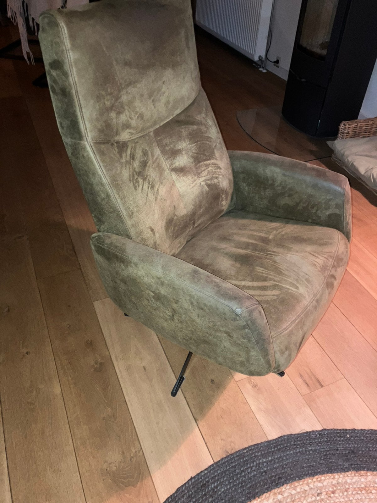 Relax fauteuil, Ophalen, Gebruikt, Minder dan 75 cm, Stof