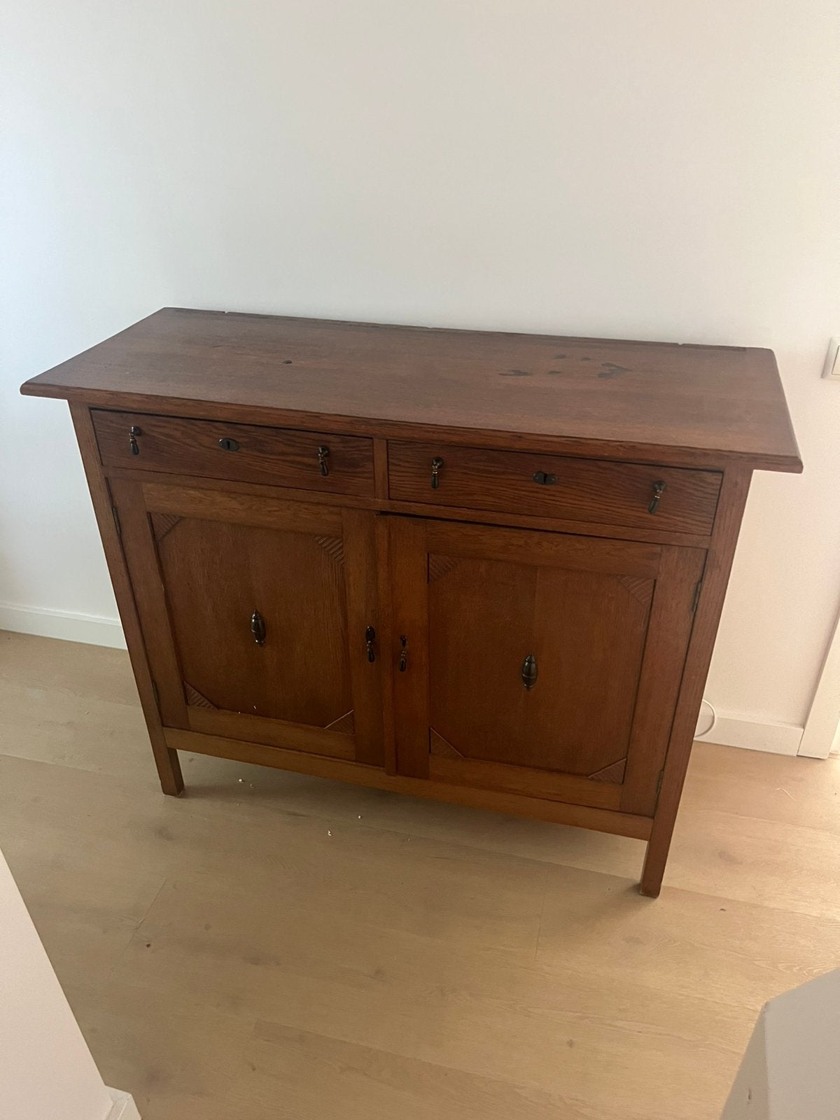 Prachtig antiek brocante dressoir, Ophalen, Zo goed als nieuw, 25 tot 50 cm