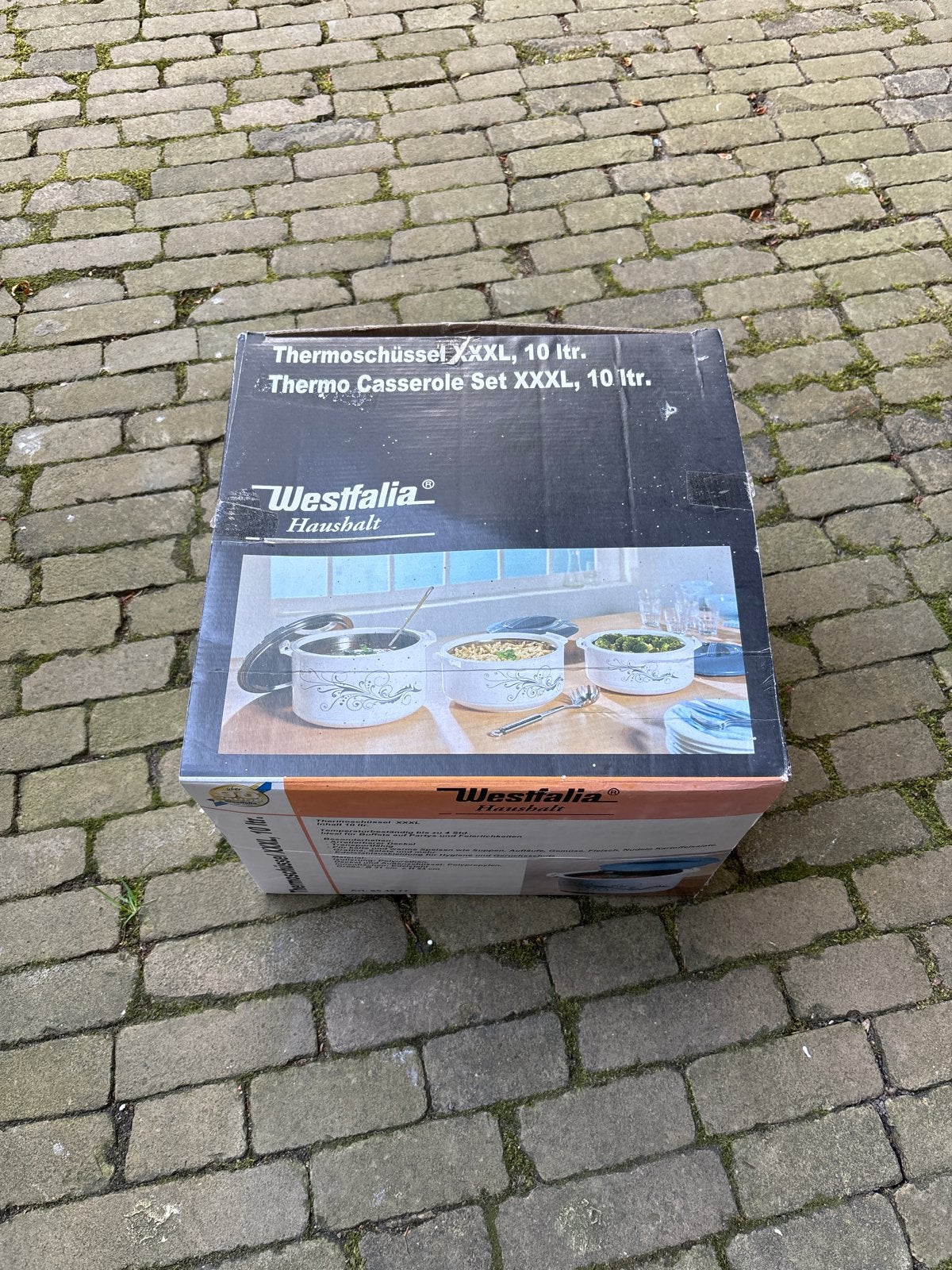 Westfalia Thermo Casserole Set XXXL - 10 liter, Overige typen, Ophalen of Verzenden, Zo goed als nieuw, Metaal