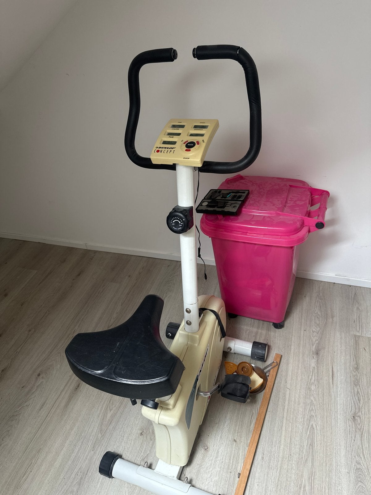 Dunlop Fitness Fiets - Hometrainer, Ophalen, Gebruikt, Metaal, Benen