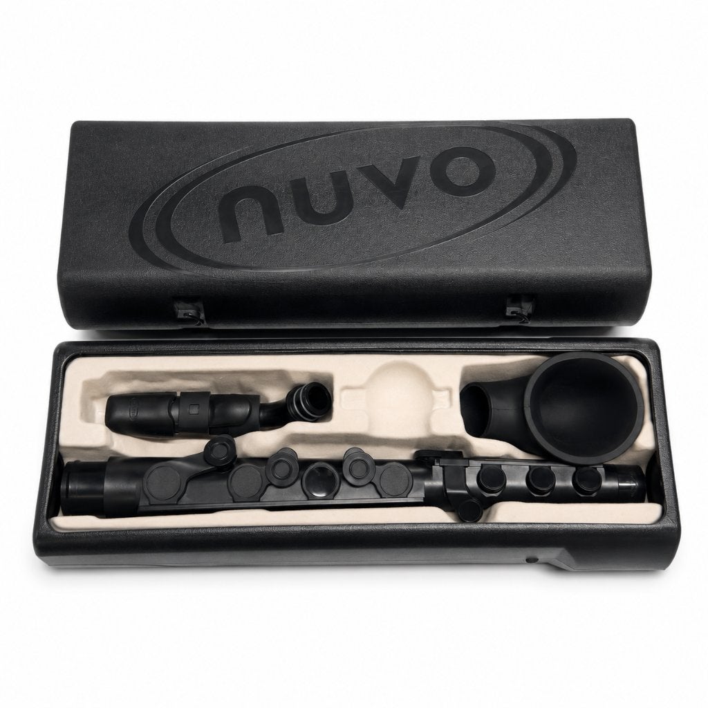 Nuvo Mini Trompet in Doos | Zwart | ZGAN, Muziek en Instrumenten, Blaasinstrumenten | Trompetten, ., Ophalen of Verzenden, Zo goed als nieuw
